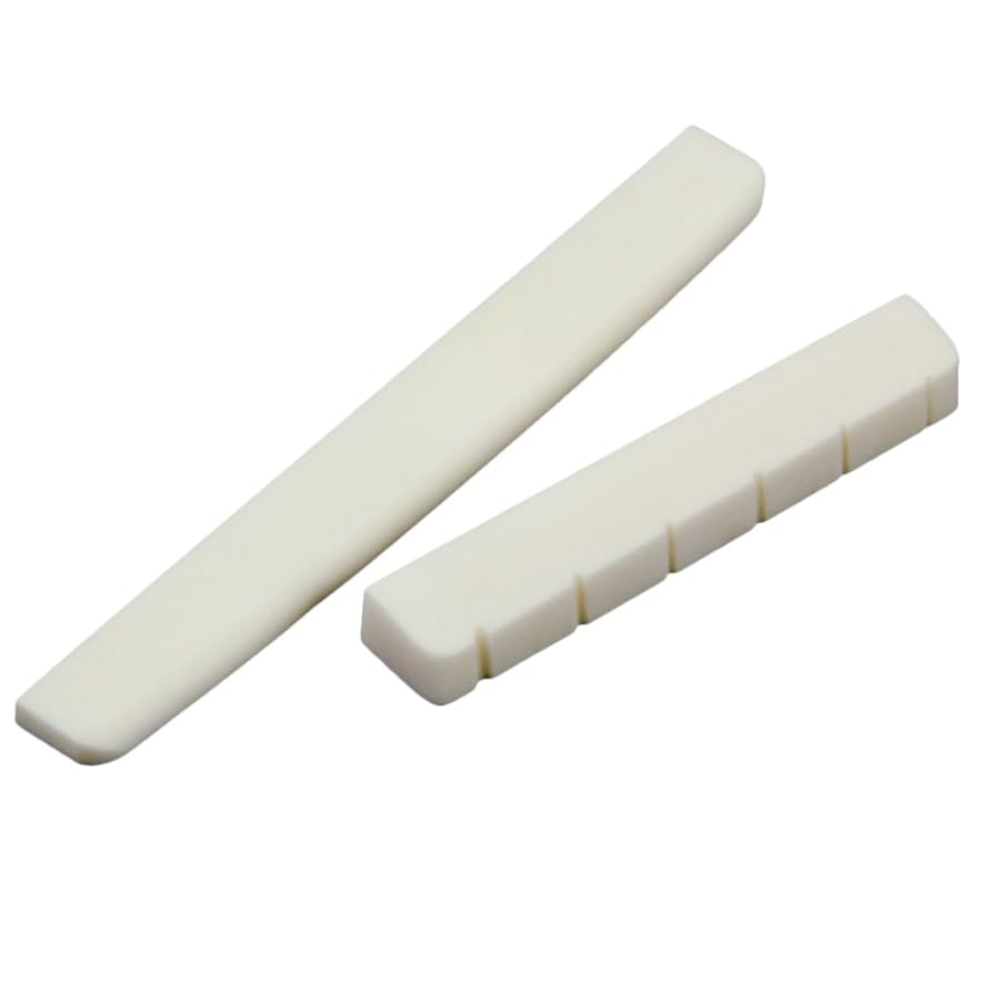 Amazon | 2枚 4枚 牛骨製 クラシックギター用 ブリッジサドル
